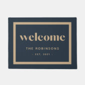 Paillasson Accueil moderne | Personnalisé (Devant)