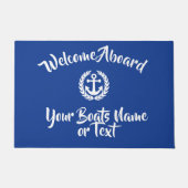 Paillasson Accueil nautique à bord de l'ancre nommée de (Devant)