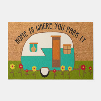 Paillasson Accueil où vous le garez Mat, Personnalisé