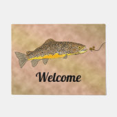 Paillasson Accueil Pêche à la mouche (Devant)