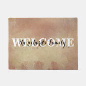 Paillasson Accueil personnalisé Moderne Funny Famille Monogra (Devant)