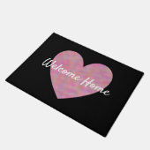 Paillasson Accueil - Porte de coeur (Incliné)