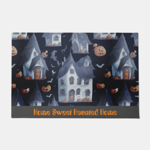 Paillasson Accueil Sweet Haunted Maison Personnalisée Hallowe