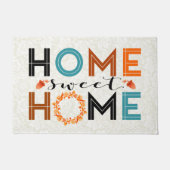 Paillasson Accueil Sweet Home Automne Wreath (Devant)