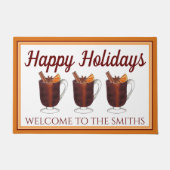 Paillasson Accueil Vins Multiculés Maison ouverte Maison de c (Devant)