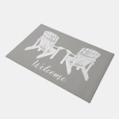 Paillasson Adirondack préside votre couleur et texte (Incliné)