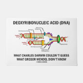 Paillasson ADN acide désoxyribonucléique Darwin Mendel Humour (Devant)