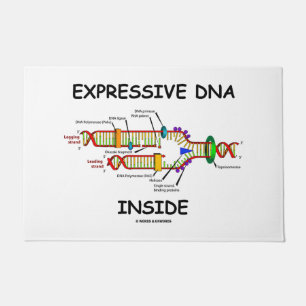 Paillasson ADN expressif dans le Humour de biologie molécula