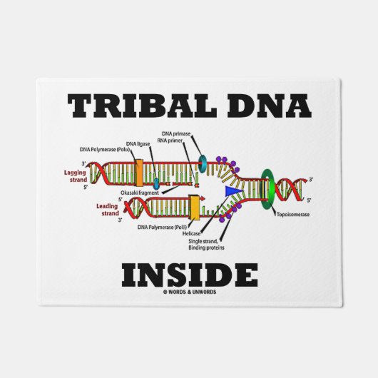 Paillasson ADN tribal Réplication de l'ADN Bio-anthropologie (Devant)