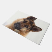 Paillasson Adorable funny german shepherd portrait (Incliné)
