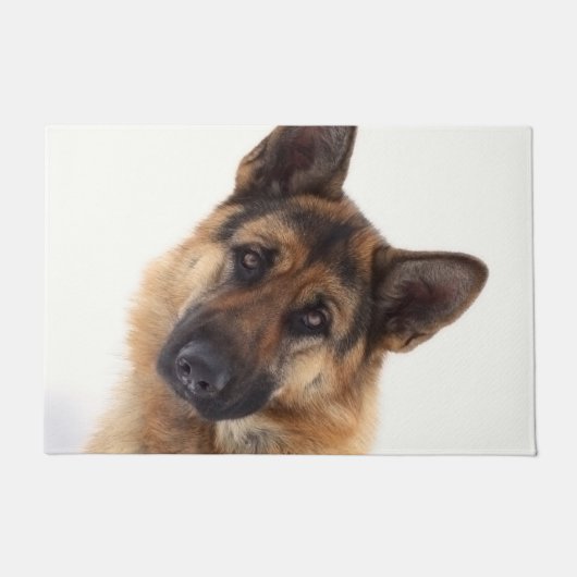 Paillasson Adorable funny german shepherd portrait (Devant)