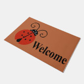 Paillasson Adorable Lady Bug Design Mat, Insect (Incliné)