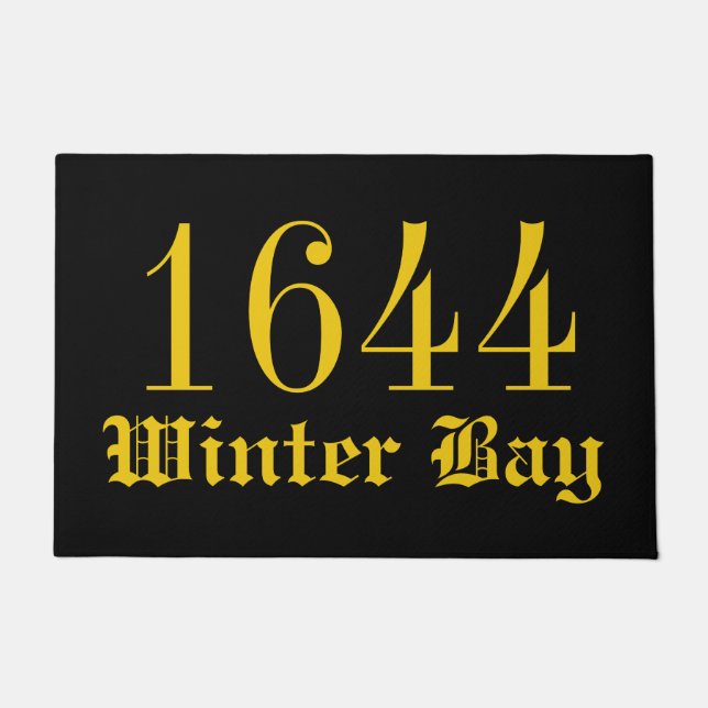 Paillasson Adresse Accueil Porte Mat (Devant)