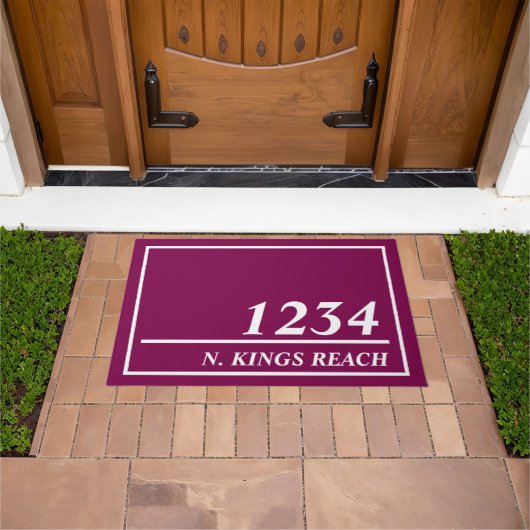 Paillasson Adresse personnalisée (De plein air)