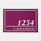 Paillasson Adresse personnalisée (Devant)