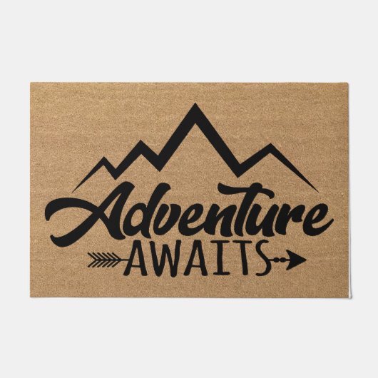 Paillasson Adventure Attend Porte Simple, Vacances (Devant)
