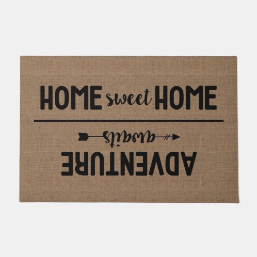 Paillasson Adventure Await & Home Sweet Home Doormat (Devant)