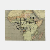 Paillasson Adventure Await Old World Map Doormat (Devant)