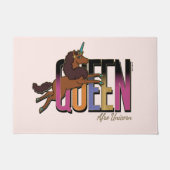 Paillasson Afro Unicorn Queen Design (Devant)