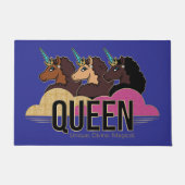 Paillasson Afro Unicorn Queen Trio Design (Devant)