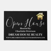 Paillasson Agent immobilier moderne Realtor Open House (Devant)
