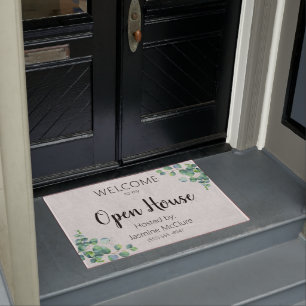 Paillasson Agent immobilier Open House Eucalyptus Feuilles