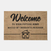 Paillasson Agent immobilier personnalisé Réalisateur Open Hou (Devant)