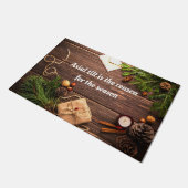 Paillasson Agnostique "L'inclinaison de l'axe est la raison d (Incliné)