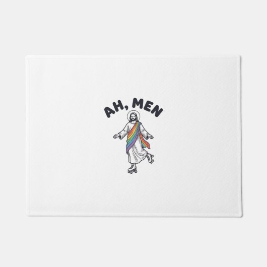 Paillasson Ah Men Roller Skating Foi Vector Design_1 (Devant)