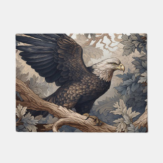 Paillasson Aigle américain chauve style W. Morris