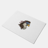 Paillasson Aigle patriotique Mullet Gravure vintage vecteur D (Incliné)