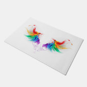 Paillasson Ailes fluffy arc-en-ciel (Incliné)