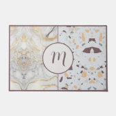 Paillasson Aimer Terrazzo-Marble sur mesure initiale (Devant)