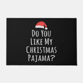 Paillasson Aimez-vous mon pyjama de Noël ? (Devant)