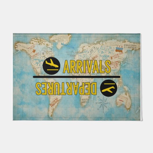 Paillasson Airplane Doormat, Airport Doormat (Devant)