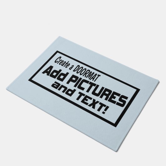 Paillasson Ajouter des images et du texte - Créez votre propr (Incliné)