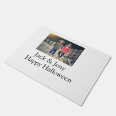 Paillasson ajouter nom photo texte Halloween enfant fille gar (Incliné)