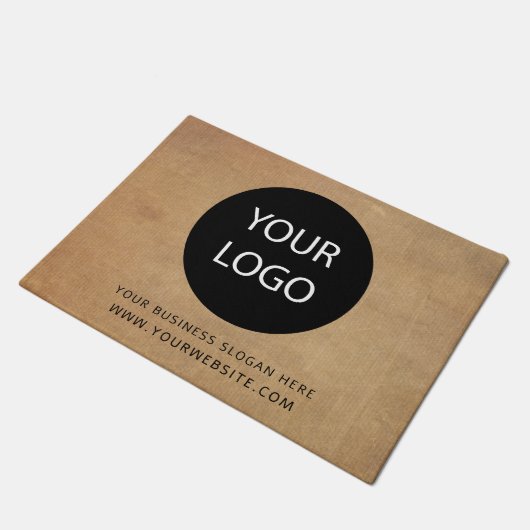 Paillasson Ajouter votre logo d'entreprise et votre texte per (Incliné)