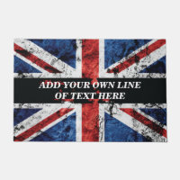 Ajouter votre texte sur le drapeau anglais Jeu d'o