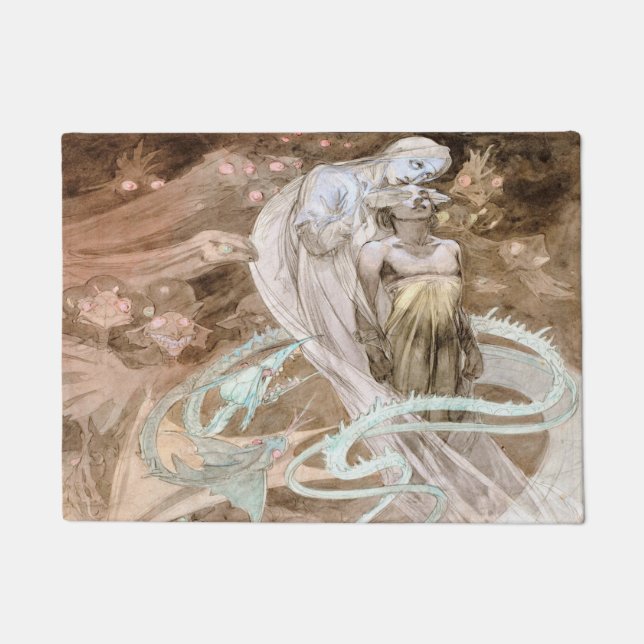Paillasson Alfons Mucha 1899 Le Pater (Devant)
