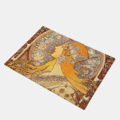 Paillasson Alfonse Mucha Zodiac Art nouveau femme (Incliné)