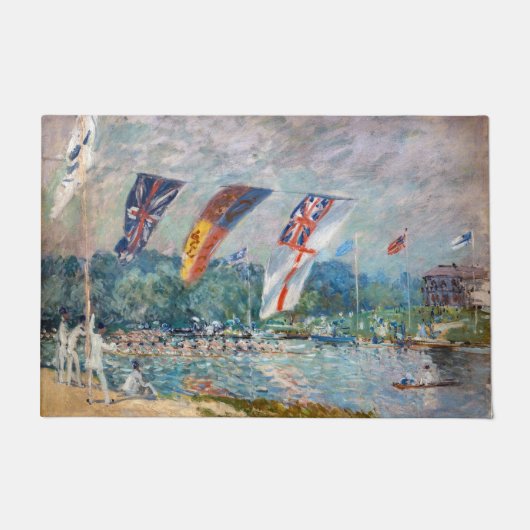 Paillasson Alfred Sisley - Regatta à Molesey (Devant)