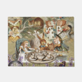Paillasson Alice Adventures in Wonderland Mad Tea Party (Devant)