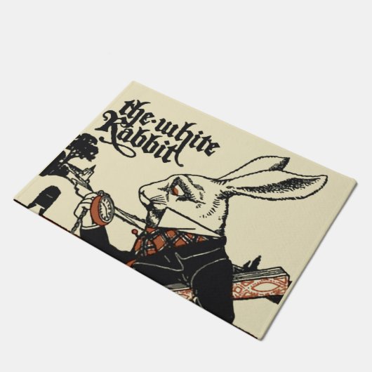 Paillasson Alice White Rabbit Classic Wonderland (Incliné)