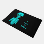Paillasson Alien, je veux croire (Incliné)