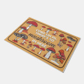 Paillasson Allez, il y a tellement de champignons ici (Incliné)