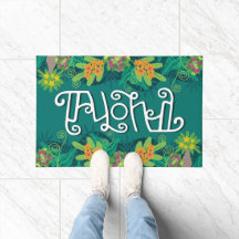 Aloha Ambigram Mat de bienvenue