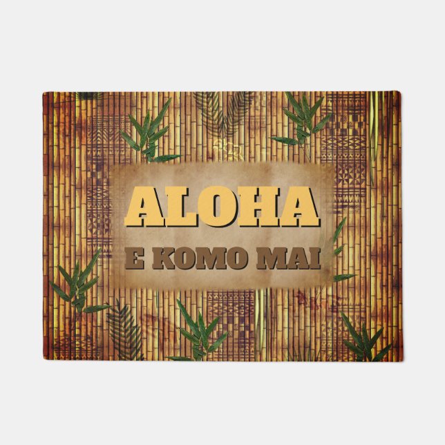 Paillasson Aloha - E komo mai (Devant)