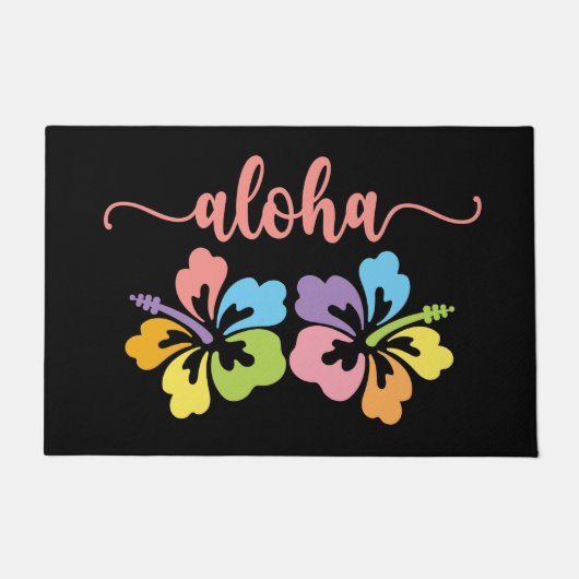 Paillasson Aloha Hibiscus Fleur (Devant)