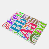 Paillasson alphabet coloré (Incliné)